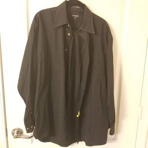 Dockers Men's Shirt - Black, 100% Cotton